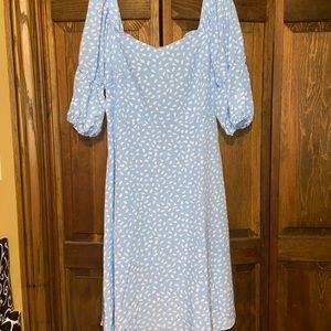 Shein XL puff sleeve dress